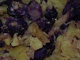 Salade de pommes de terre Vitelottes et de patates douces - La Machine à Explorer