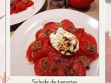 Salade de tomates à la burrata