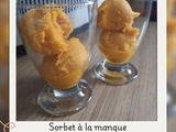 Sorbet à la mangue