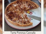 Tarte aux pommes et cannelle