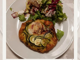 Tarte fine à la courgette et au cabécou