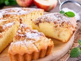 Gâteau healthy aux pommes sans sucre, moelleux et léger