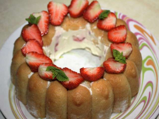 Recettes de Charlotte aux Fraises et Fromage Blanc
