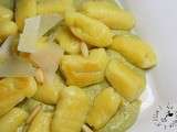 Gnocchi con Crema di Zucchine, Pinoli e Basilico