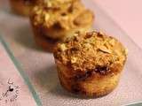 Muffins Amandine, Framboise & Nougatine