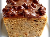 Cake banane, noisettes et café