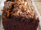 Cake gourmand chocolat et beurre de cacahuète