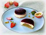 Cheesecake Céleste de Pierre Hermé: fraises, rhubarbe et passion
