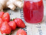Confiture de fraises au gingembre