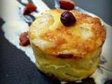 Flans de navets aux noisettes, crème au parmesan pour accompagner les fêtes