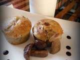 Muffins foie gras, cèpes, morilles et sel fumé pour le mm#38 des sous-bois