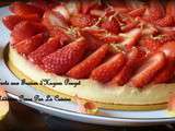 Plus délicieuse des tartes aux fraises: la tarte aux fraises de Hugues Pouget