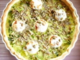 Quiche aux poireaux et au chèvre