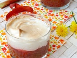 Rhubarbe meringuée