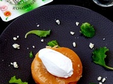 Tatin de navets et chantilly au roquefort