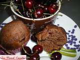 Muffins cerises - chocolat
