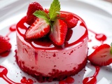 Bavarois aux fraises : l’élégance en dessert