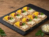 Canapés aux anchois et œufs durs : recette facile 15 min