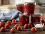 Confiture de fraises aux fruits entiers : recette maison