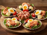 Coquilles de poisson mayonnaise : entrée fraîche et raffinée