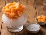Coupe de melon au marasquin : dessert glacé raffiné