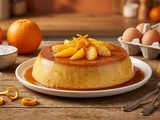Crème renversée à l’orange : fondante et parfumée