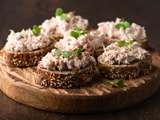 Facile de rillettes de thon au fromage frais et à l’huile d’olive