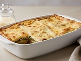 Gratin de lasagnes aux épinards, viande et béchamel