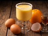 Lait de poule orangé au cognac, le réconfort vitaminé