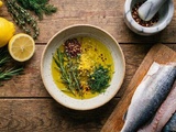 Marinade au citron et herbes de garrigue pour poissons grillés