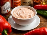 Mayonnaise andalouse crémeuse au cognac