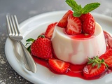 Panna cotta à la fraise : douceur italienne