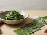 Pâtes fraîches vertes aux épinards maison
