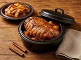Rôti de porc fondant aux pommes reinette et cannelle : la recette