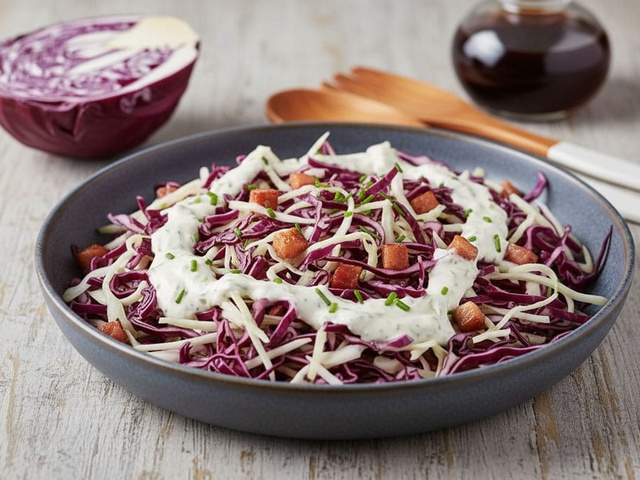 Recettes de Salade de chou de La minute gourmande