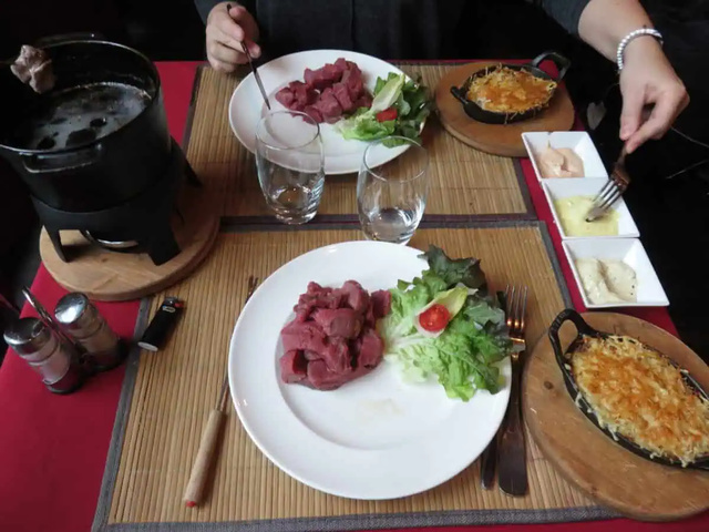 Recette Fondue bourguignonne facile - Les recettes de Fondue