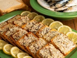 Toasts pain de mie sardines gratinés, facile et fondant