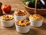 Zéphirs d’aubergines : soufflés moelleux et dorés