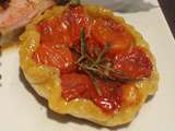 Tartelette tatin de tomates cerise au romarin