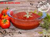 Coulis de tomates maison