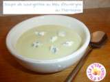 Soupe de courgettes au bleu d'Auvergne au Thermomix - La p'tite cuisine d'Isa