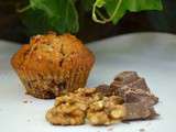 Muffins aux noix et chocolat