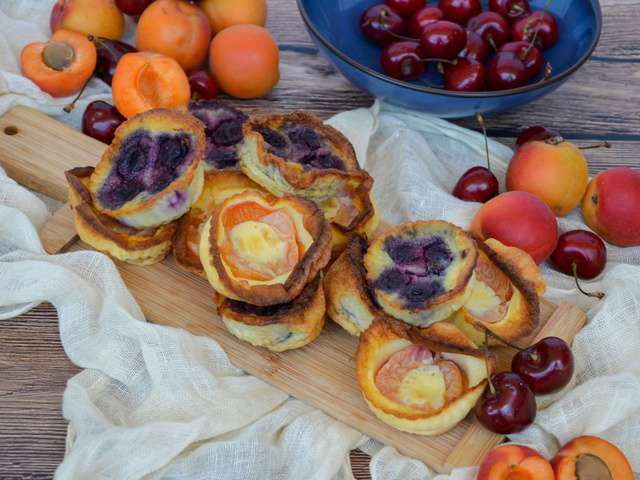 Mini clafoutis poires /fruits confits - Passiflore, Passion d'Héllyane