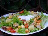 Salade lyonnaise végétarienne