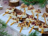 Sapins de camembert aux fruits secs