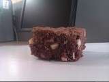 Brownie chocolat-noisette