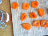 Abricots à la japonaise, comme des umeboshi