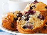 Muffins aux bleuets délicieux