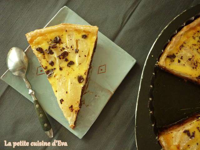 Recettes De Tarte Poires Chocolat De La Petite Cuisine D'Eva