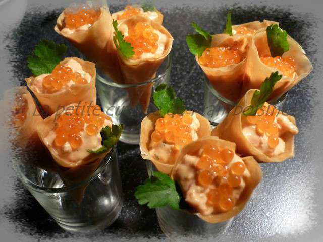 Recettes de Bricks et Saumon fumé